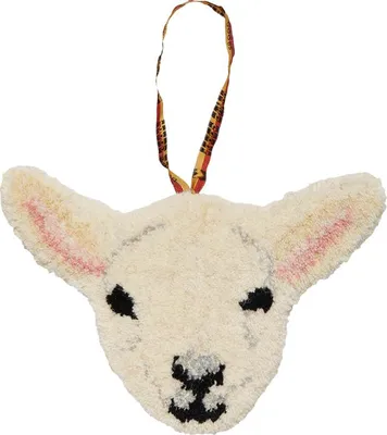 Produktbild von Doing Goods Woolly Lamb Gift Hanger - Off White | Doing Goods