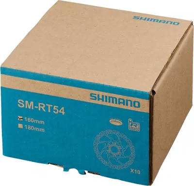 Produktbild von SHIMANO Bremsscheibe SM-RT54 160mm CL Werkstattpackung Nachfolger Bremsscheib...