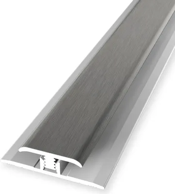 Produktbild von Wandprofil 7 x 7 x 2600 mm Einfasshöhe 3 - 5 mm Tapetenprofil Verbindungsprofil Aluminium eloxiert Glatt Ungebohrt Edelstahl Küberit