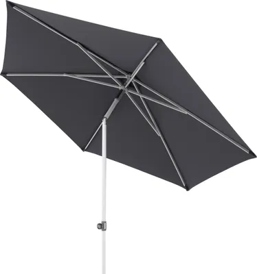 Produktbild von Doppler ACT 270 PUSH-UP Sonnenschirm ø 270 cm rund Mittelmastschirm Mittelstock 4 Farbvarianten 840 Anthrazit