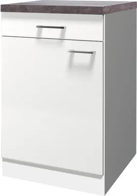 Obrázok produktu pre Kuchynská skrinka dolná s dvierkami Flex Well Lucca šírka 50 cm biela