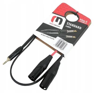 Obrázek produktu pro Red's Music AU3710 BX propojovací kabel jack 3,5 mm na 2x XLR