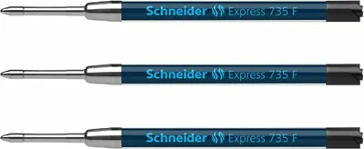 Produktbild von Schneider Kugelschreiber Mine Express F 3er-Set schwarz