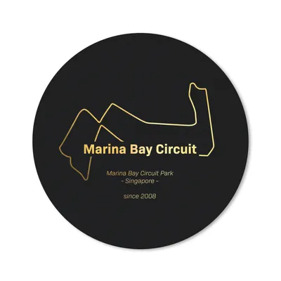 Produktbild von MuchoWow® Mauspad Mousepad Singapur - Formel 1 - Rennstrecke 20x20 cm - Mousepads - Maus Mat - Pad - Mausunterlage - Schreibtischmatte