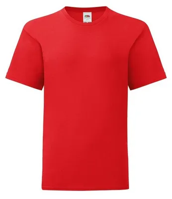 Imagen del producto de Camiseta Niña Fruit Of The Loom Iconic 150 T Rojo