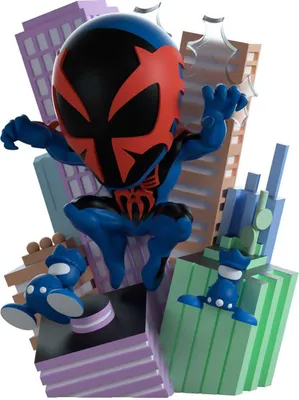 Produktbild von Youtooz - Marvel Vinyl Diorama Spider-Man 2099 12 cm