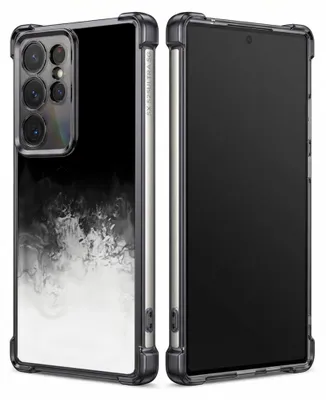 Produktbild von Personalisierte Hülle mit Bild für Samsung Galaxy S25 Elektroplattiert TPU Stoßdämpfer Handyhülle mit Farbverlauf-Rauchmuster
