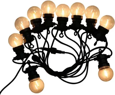 Zdjęcie produktu dla Girlanda Ogrodowa V-TAC 5W LED 5 metrów 10 żarówek 0,4W Filament VT-71510 ciepła