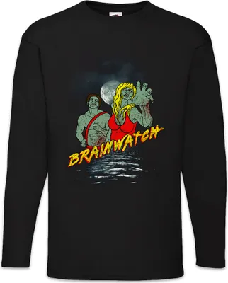 Produktbild von Urban Backwoods Brainwatch, Langarm T-Shirt, Farbe: Schwarz, Größe: 2XL
