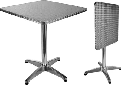 Produktbild von Bistrotisch Gartentisch klappbar aus Aluminium eckig 60x60cm 60294