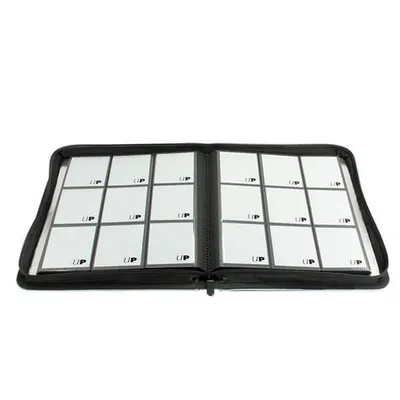 Obrázok produktu pre Album na karty 9-Pocket Zippered PRO-Binder - Silver (nehorľavý materiál)
