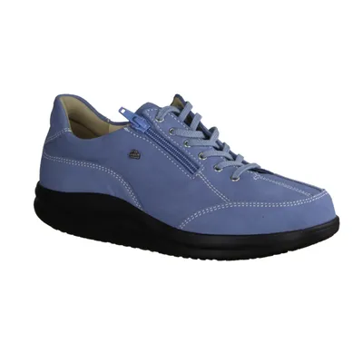 Produktbild von Finn Comfort Otaru Halbschuhe, Damen, bequem, Leder, Blau, Finnamic - Damenschuhe Bequeme Schnürschuhe, Blau, leder (nubuk)