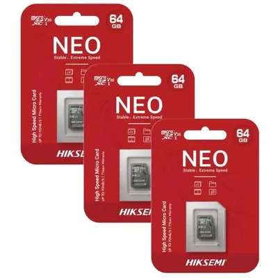 Immagine prodotto di Kit schede di memoria per telecamere RobiCam 64 GB, 3 pezzi