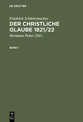 Produktbild von Der christliche Glaube 1821/22