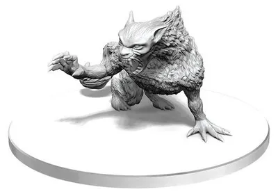 Immagine prodotto di D&D Miniature Marvelose di Nolzur – Barghest Non Dipinto