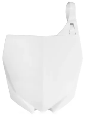 Productafbeelding van Nummerplaat (voorplaat) voor Yamaha YZ 65, modeljaren '19-'24, kleur: wit