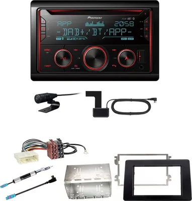 Produktbild von Pioneer FH-S820DAB USB Bluetooth DAB+ CD MP3 Einbauset für Opel Movano ab 2019