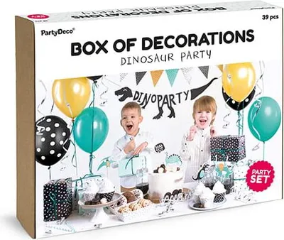 Zdjęcie produktu dla Zestaw dekoracji party - Dinozaury