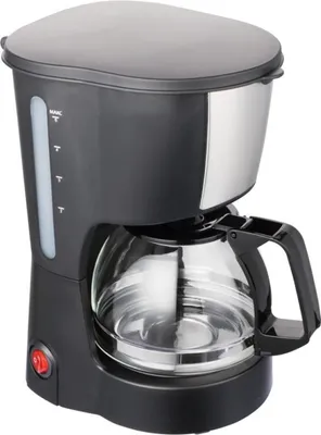 Obrázek produktu pro Kávovar Rosberg R51170F, 600W, 600 ml, Skleněná konvice, Plastový filtr, Černá