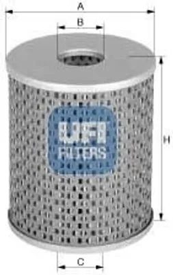 Obrázok produktu pre Palivový filter UFI 26.601.00 Vložka filtra