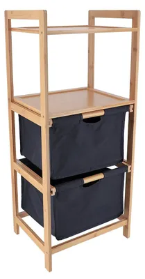 Produktbild von Tendance Aufbewahrungsschrank - 3 Facher - Bambus - 90 x 38 x 30 cm