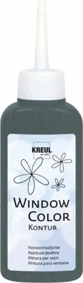 Produktbild von KREUL Window Color Konturenfarbe Grau 80 ml