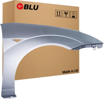 Immagine prodotto di BLU Parafango compatibile con Ford Focus Mk1 08 Destra Silber MoondustSilver | 1998-2004 | Anteriore | Verniciato | Pronto per il montaggio | Acciaio