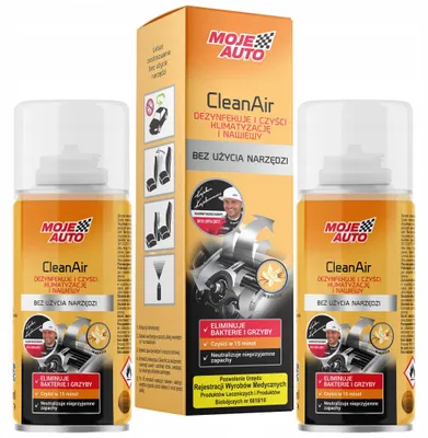 Produktbild von Moje Auto CleanAir Klimaanlagen-Erfrischer Vanille 150ml