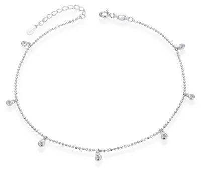 Produktbild von Feinsilberarmband mit Zirkonen AGB772/21