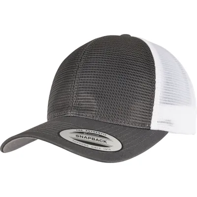 Obrázok produktu pre FLEXFIT 6360T | 360° Omnimesh 2-Tone Cap - Farba: Charcoal/White - Veľkosť: Jedna veľkosť