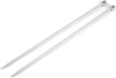 Produktbild von Stricknadeln Aluminium gerade 35cm Stärke 2-10 mm 1 Paar