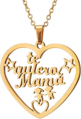 Produktbild von Mutter Plot Geschenk Mama Kette Lebensbaum Anhänger Muttertag Gold 45+5cm