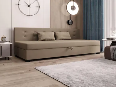 Obrázek produktu pro Jednolůžková postel 100x195 AJKA BIZ 1 - hnědá