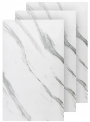 Produktbild von Möbelfolie Marmor Weiß 61x300 cm Selbstklebefolie Klebefolie Möbel PVC Folie Küchenfolie 3m Marmorfolie