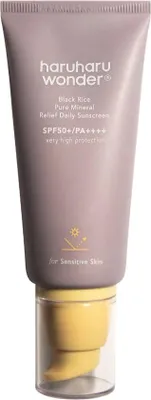Obrázek produktu pro Haruharu Wonder Black Rice krém na opalování Pure Mineral Relief Daily Sunscreen SPF50+/PA++++ 50 ml