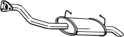 Produktbild von BOSAL 279-649 Endschalldämpfer für MITSUBISHI PAJERO IV (V8W, V9W) Auspuff