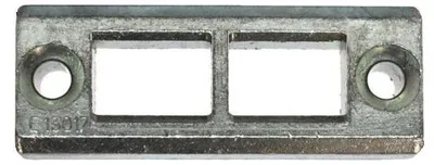 Image de Gâche tringle double PVC - FERCO - E-13017-00-0-1