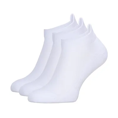 Produktbild von NOMAD® Wandersocken Footie Baumwolle 3er-Pack 39/42 Weiß Knöchelsocken