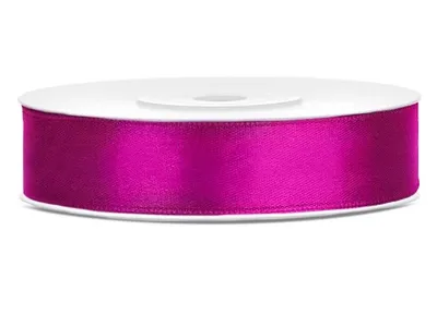 Zdjęcie produktu dla Tasiemka satynowa, fuksja, 12mm/25m (1 szt. / 25 mb.)