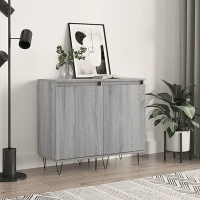 Produktbild von vidaXL Sideboards 2 Stk. Grau Sonoma 40x35x70 cm Holzwerkstoff