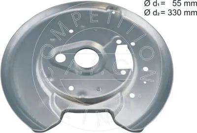 Produktbild von AIC Spritzblech Bremsscheibe für VOLVO V70 I (875, 876) Hinten Rechts 57611 Ankerblech