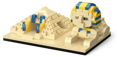 Obrázok produktu pre Stavebnica Koco Pyramída so Sfingou 410 dielikov 11,5x8x5,5 cm
