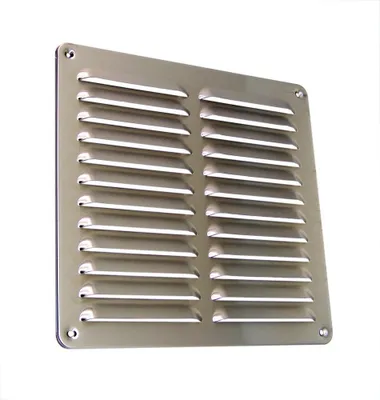 Produktbild von Lüftungsgitter LG-2525 L Edelstahl 245 x 245 mm Zuluft Abluftgitter