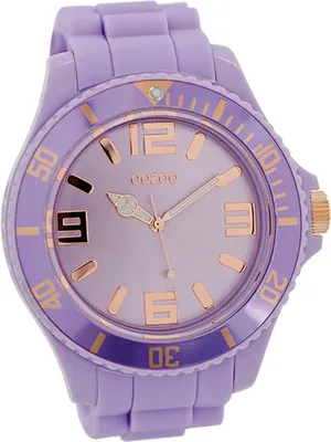 Immagine prodotto di Oozoo orologio in silicone da donna e da uomo analogico al quarzo bracciale viola Serie Vintage D2UOC5036A