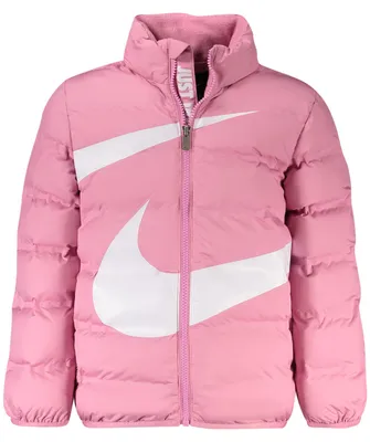 Image de Veste rose élégante pour fille avec fermeture éclair et poches
