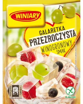 Obrázok produktu pre Winiary želé Transparentné s príchuťou hrozna 71 G