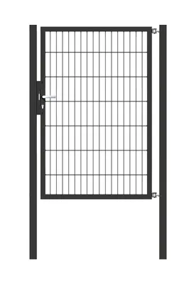 Produktbild von Alberts Einzeltor Flexo mit Zubehör, zum Einbetonieren, anthrazit, Breite 100 cm, Höhe 140 cm