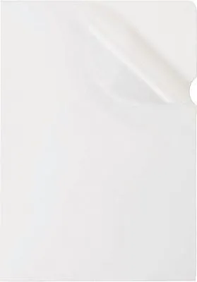 Produktbild von ELBA Sichthülle Standard, DIN A4, PP, 0,12 mm, genarbt oben und rechts offen, seitliches Greifloch, blendfrei (76452-2)