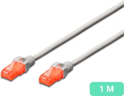 Obrázek produktu pro Ewent IM1006, 1 m, Cat6, U/UTP (UTP), RJ-45, RJ-45, Šedá