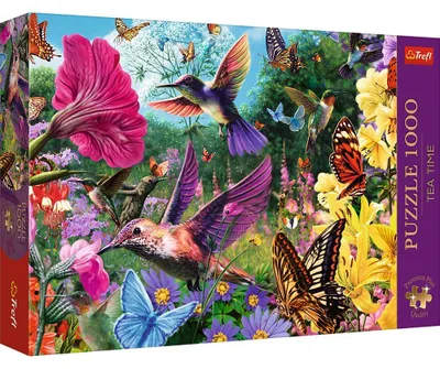 Produktbild von Trefl Premium Plus Puzzle Kolibrigarten, 1000 Teile